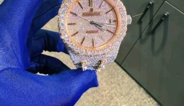 Luxury Customize Iced Out VVS Moissanite Diamond Watch Hip Hop Mechanical Watch for Business Gifting Propose