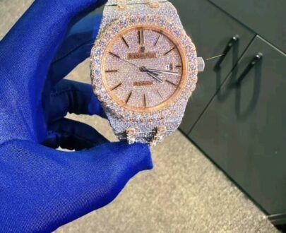 Luxury Customize Iced Out VVS Moissanite Diamond Watch Hip Hop Mechanical Watch for Business Gifting Propose