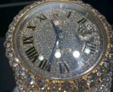 Completely Iced Out Two Tone Rolex Datejust