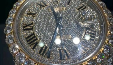 Completely Iced Out Two Tone Rolex Datejust