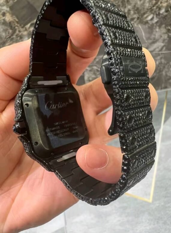 Cartier watch 40mm Cartier Santos 100 XL - Black Diamond Men s