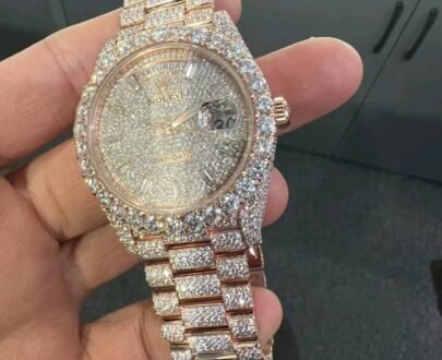 Luxury Moissanite Diamond Iced Out Watch German Watches Luxury Custom Mechanical Moissanite Watch