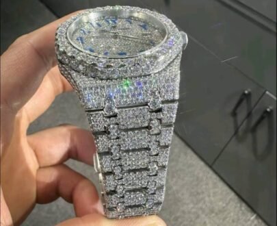 Pass Test Diamond VVS D Moissanite Watches Automatic Mechanical Luxury Iced Out Watch for Men Hip Hop Watches