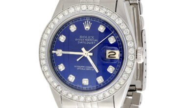 Rolex Datejust 1601 - Diamond Markers Blue Dial, Steel Bracelet