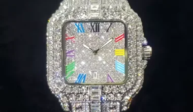 Iced Out Diamond Watch for Men. HipHop bling