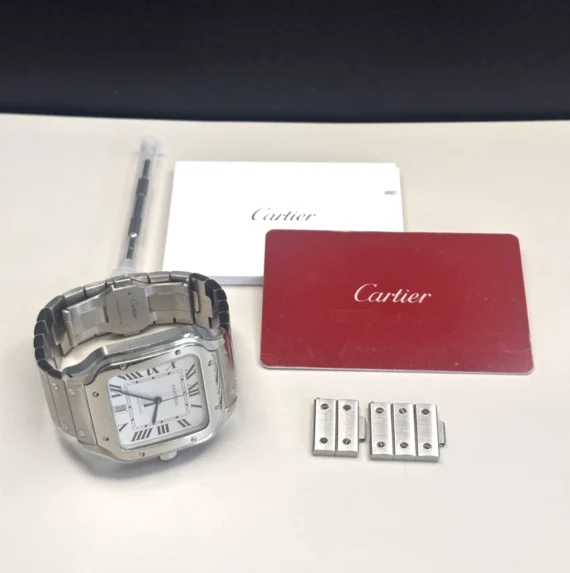 Cartier Santos Large Model Stainless Steel Men's Watch WSSA0018