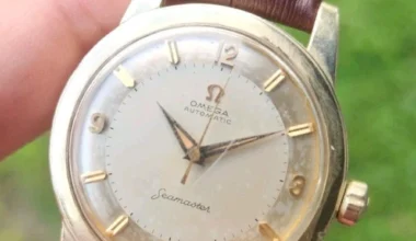 Vintage Omega Seamaster 14k Gold Filled GX6250 34mm AUTOMATIC Watch Cal 500
