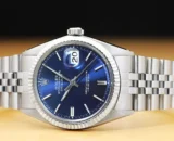 Rolex Datejust 1601 Silver Jubilee Bracelet with Silver Bezel
