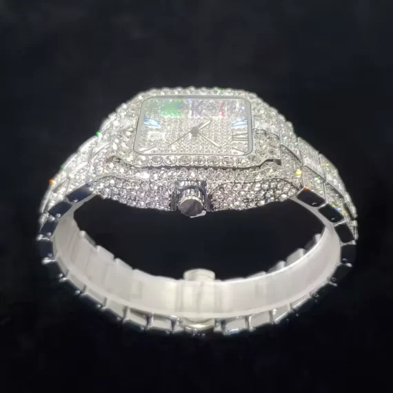 Iced Out Diamond Watch for Men. HipHop bling