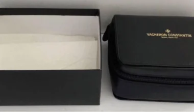 Vacheron Constantin Leather Travel Watch Case 2 Slots Box Included Used