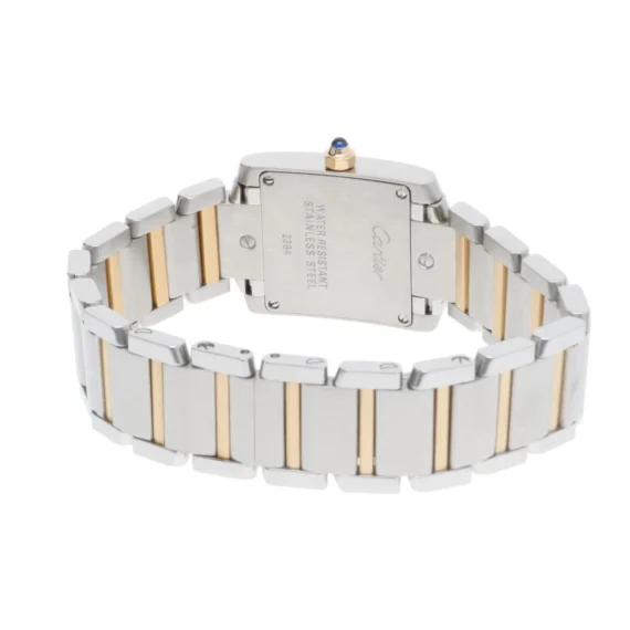 CARTIER Tank francaise SM Watches 2384 Stainless Steel K18 yellow gold used