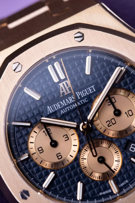 Audemars Piguet Royal Oak Chronograph Rose Gold - Men's Watch 26331OR