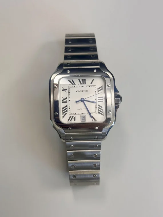 Cartier Santos Large Model Stainless Steel Men's Watch WSSA0018