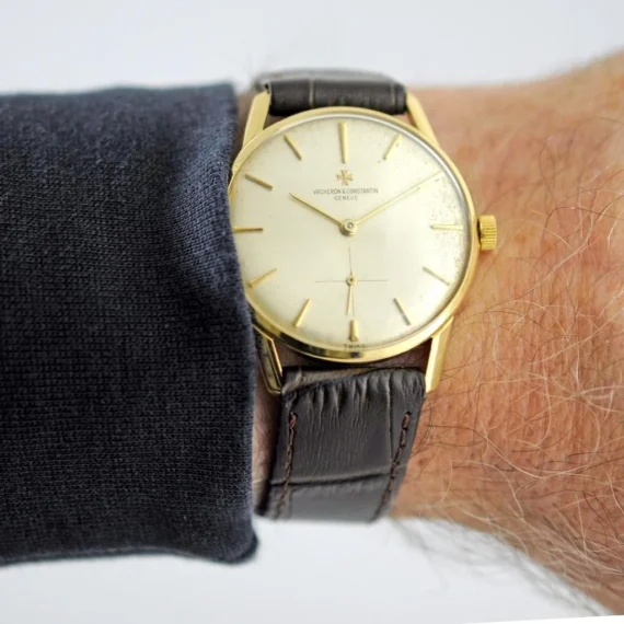 AUTHENTIC 1945 VACHERON CONSTANTIN 6413 SOLID 18K GOLD WATCH MANUAL WIND P453/3B
