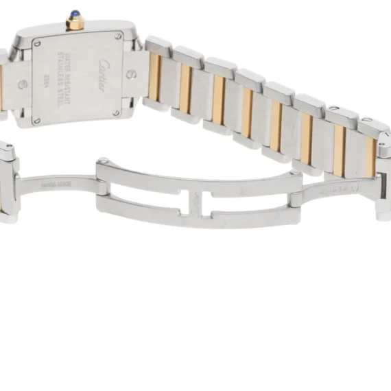 CARTIER Tank francaise SM Watches 2384 Stainless Steel K18 yellow gold used
