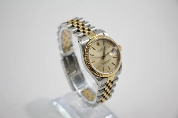 Rolex Datejust Two Tone Watch 68273 Automatic Working