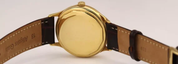 VINTAGE Vacheron Constantin Patrimony SILVER 18K Yellow Gold 35mm P4545B Watch