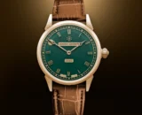 Vacheron Constantin Swiss Mens Mechanical Watch Green Dial Luxury Wristwatch