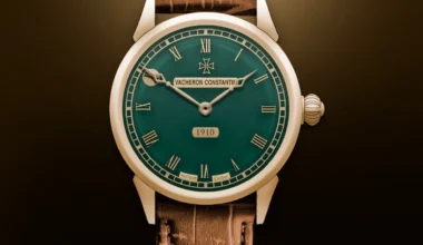 Vacheron Constantin Swiss Mens Mechanical Watch Green Dial Luxury Wristwatch