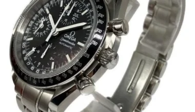 Omega Speedmaster 3520.50 Automatic Chronograph Black Dial 39mm Used