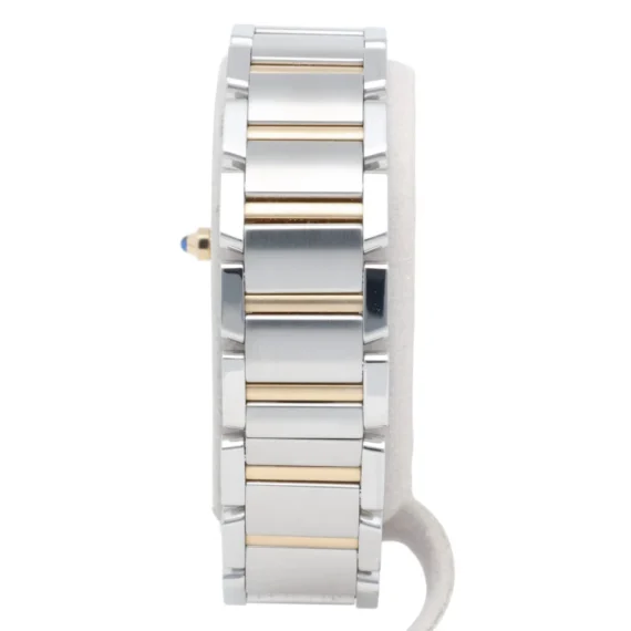 CARTIER Tank francaise SM Watches 2384 Stainless Steel K18 yellow gold used