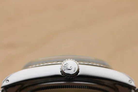 Rolex Datejust 1601 Silver Jubilee Bracelet with Silver Bezel